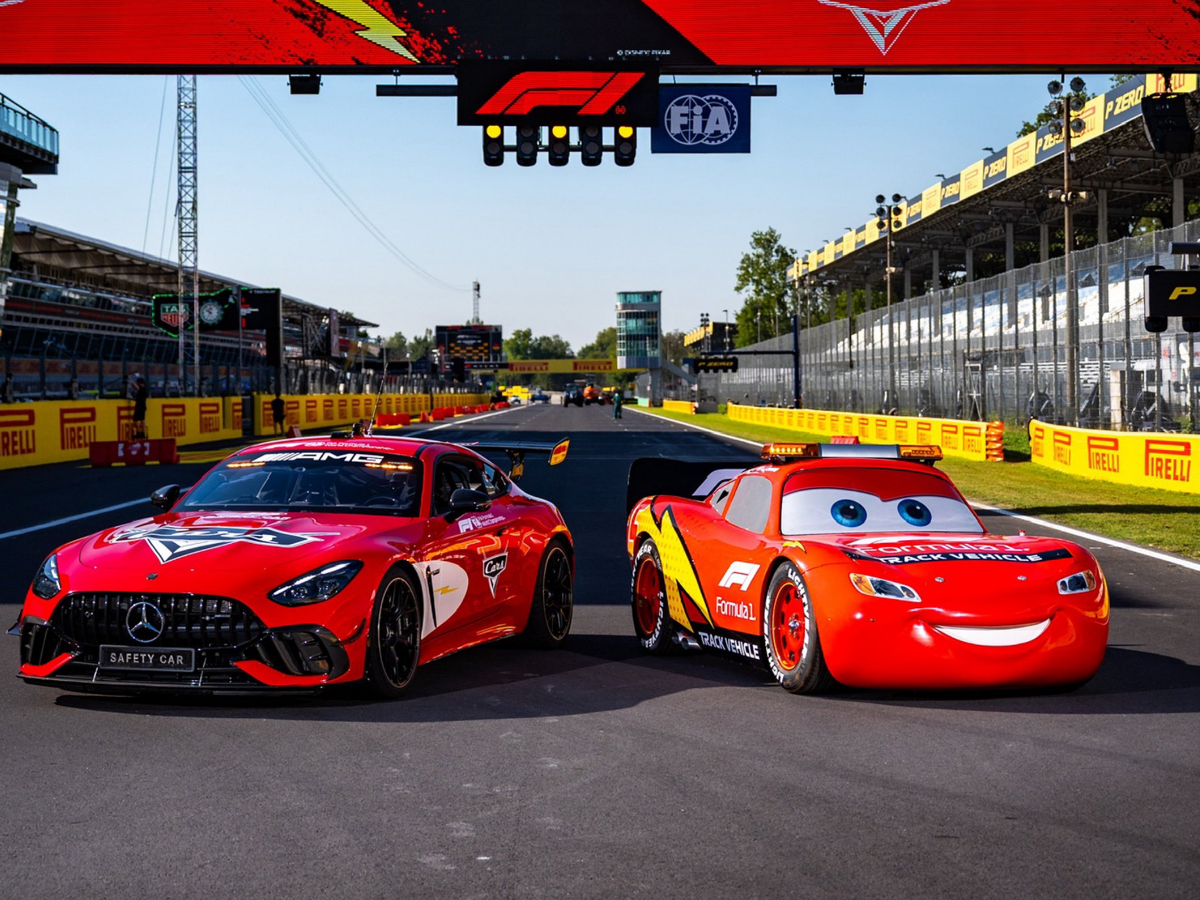 "Relâmpago McQueen" fará participação no GP da Itália de Fórmula 1 / Foto: F1