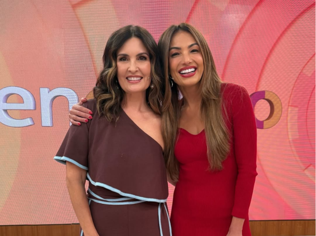 Patrícia Poeta celebra homenagem à Fátima Bernardes no Encontro: “Incrível”