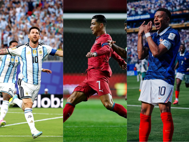No embate entre Messi e Mbappé, Cristiano Ronaldo ficou de lado