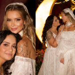 Dos 3 vestidos à lua de mel: Marcela Mc Gowan revela bastidores do casamento com Luiza Martins