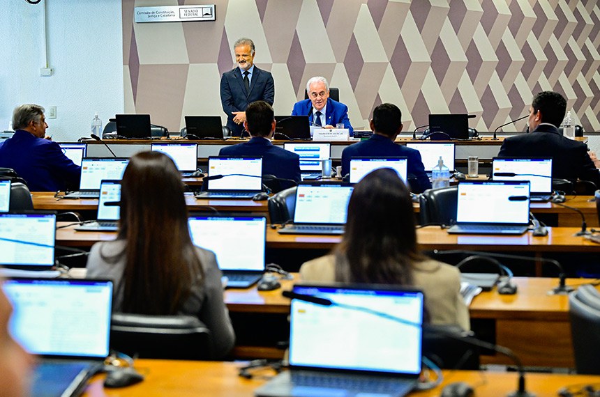 CCJ Senado - Internet Reprodução CCJ Senado - Internet Reprodução