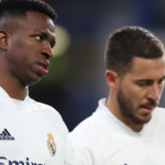 Pressão sobre Vini Jr.: Hazard diz que brasileiro pode abandonar o futebol precocemente