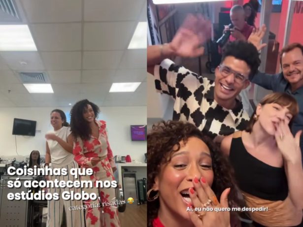 Taís Araujo mostra rotina com colegas de elenco na reta final de “Vale Tudo”