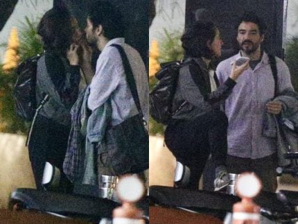 Após separação, Caio Blat é flagrado em clima de romance com morena no Rio de Janeiro