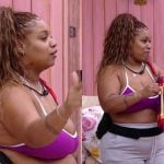 Caiu ou forçou? Camilla do “BBB25” é comparada com Vyni após tombo