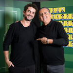 Felipe Andreoli e Galvão Bueno