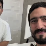 Renato Góes passa por atendimento médico após voltar do deserto com espinhos na mãos