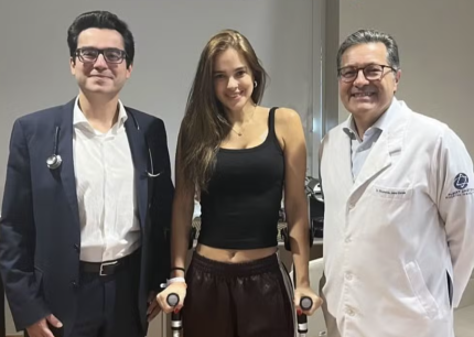 Vera Viel, esposa de Rodrigo Faro, recebe alta hospitalar após retirada de tumor