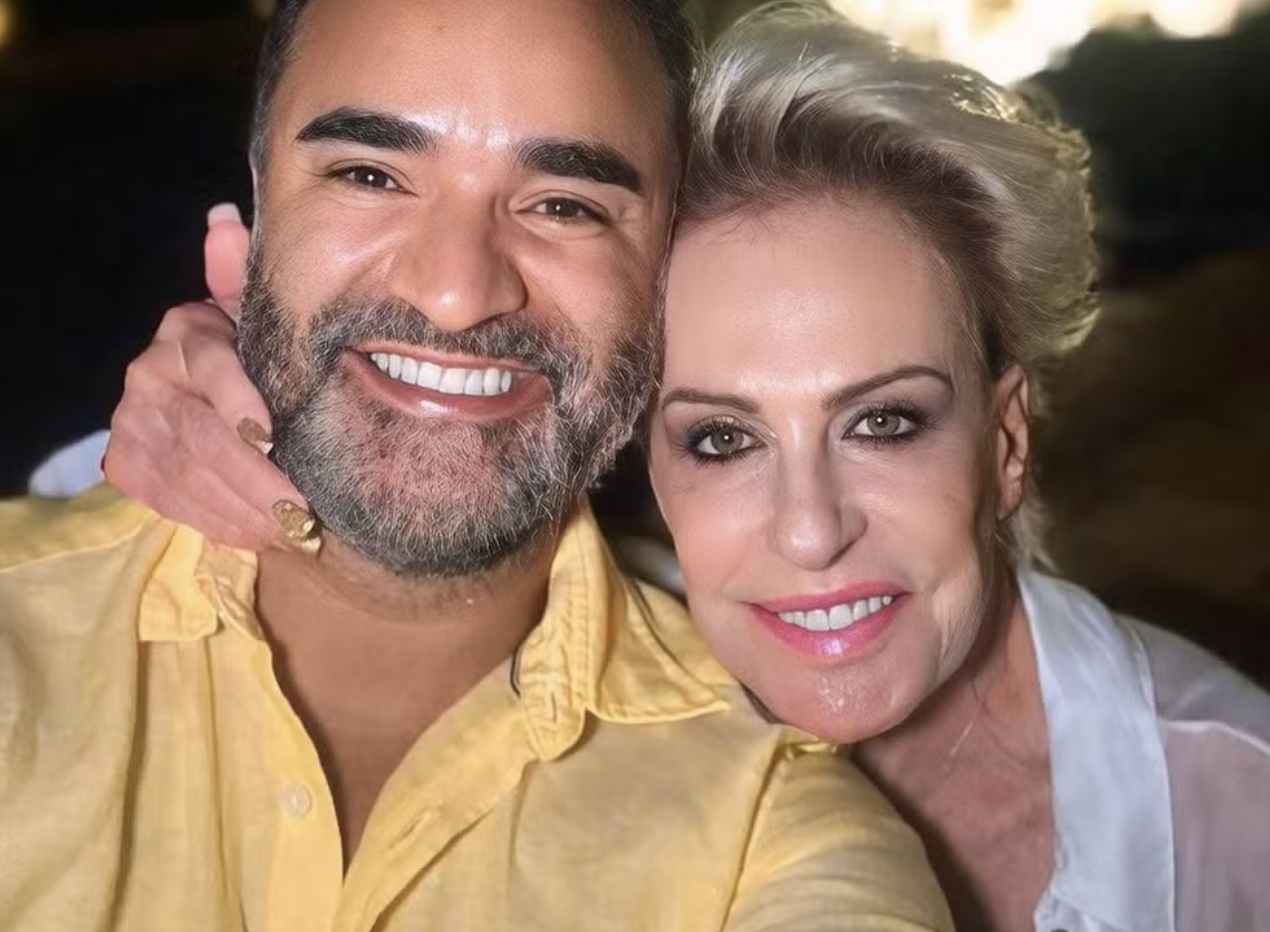 Ana Maria Braga com Fábio Arruda 