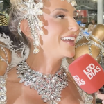 Na Sapucaí, Gabi Martins teme reação do namorado ao ver fantasia: “Um pouquinho ciumento”