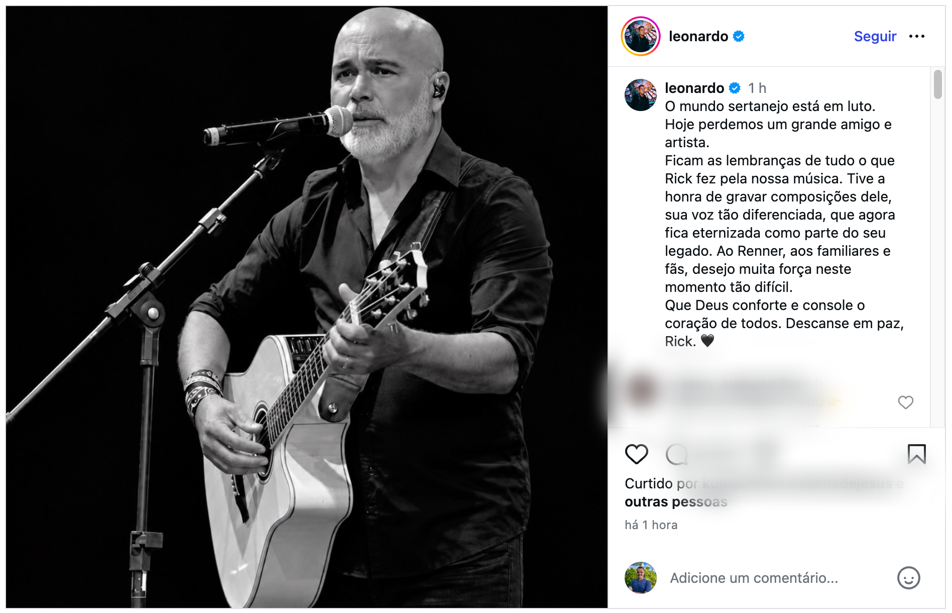 Crédito: Reprodução Instagram @leonardo