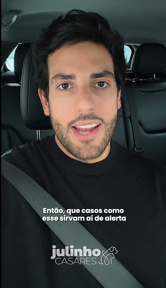 Crédito: Reprodução Instagram @julinhocasares Crédito: Reprodução Instagram @julinhocasares