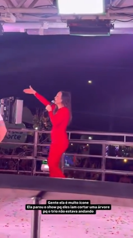 Ivete Sangalo passa perrengue com trio (Foto: Reprodução / Redes Sociais)