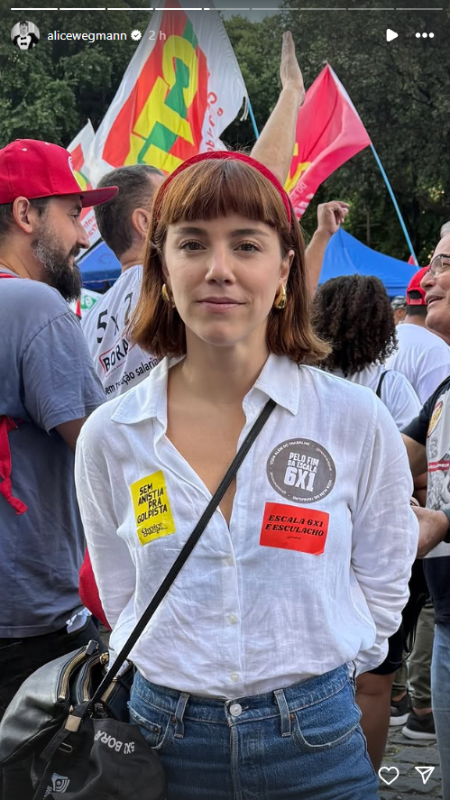 Reprodução: Instagram/Alice Wegmann