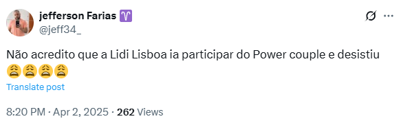 Reprodução: X