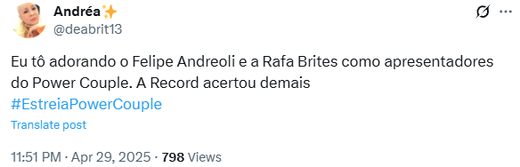 Reprodução: X