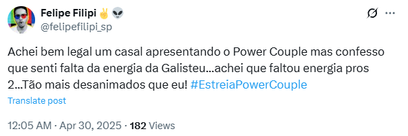 Reprodução: X