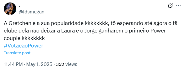 Reprodução: X