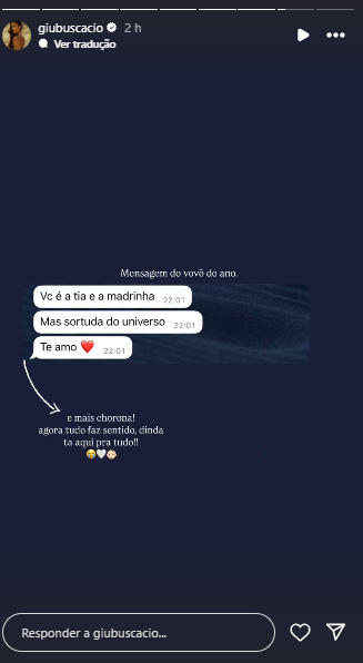 Reprodução: Instagram/Giullia Buscacio