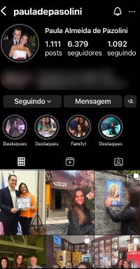 Reprodução: Instagram/Paula Pazolini