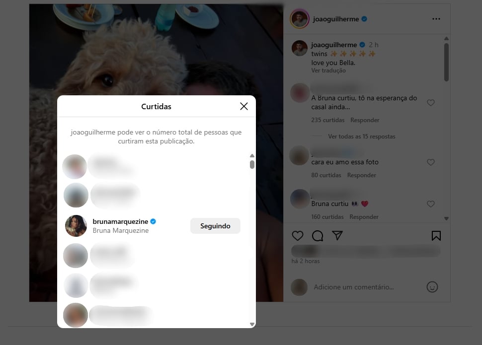 Reprodução: Instagram/João Guilherme