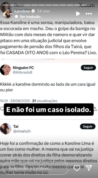 Reprodução: Instagram/@karolinel Reprodução: Instagram/@karolinel