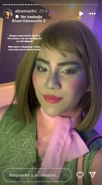 Reprodução: Instagram/@alicemachri