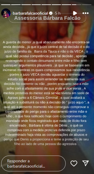  Instagram/@barbarafalcaooficial