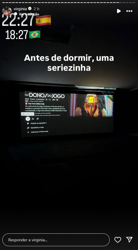 Reprodução: Instagram/@virginia Reprodução: Instagram/@virginia