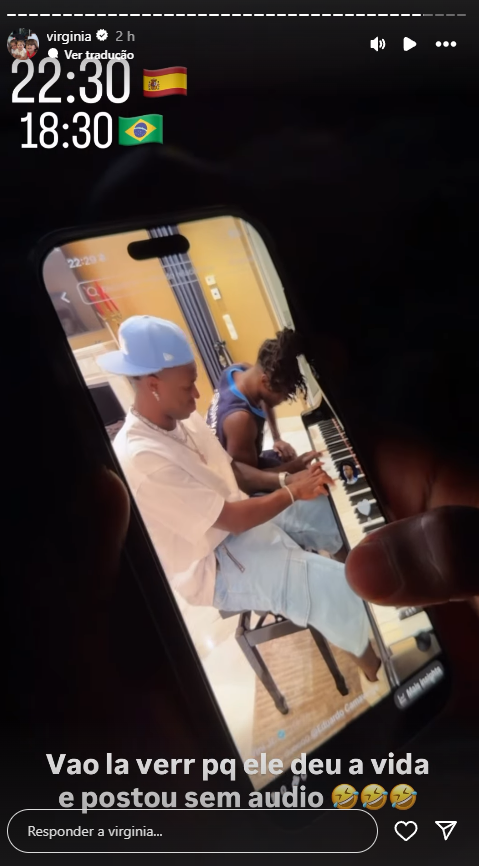 Reprodução: Instagram/@virginia Reprodução: Instagram/@virginia