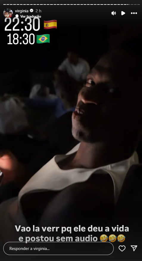 Reprodução: Instagram/@virginia Reprodução: Instagram/@virginia