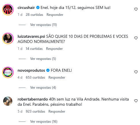 Reprodução: Instagram/@enelbrasil