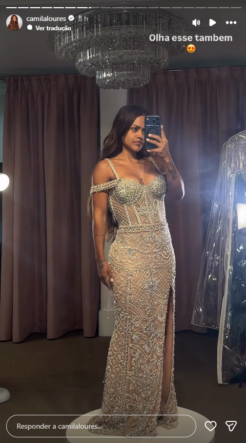 Reprodução: Instagram/@camilaloures Reprodução: Instagram/@camilaloures