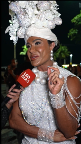 Gracyanne Barbosa no Baile da Vogue (Reprodução: portal LeoDias)