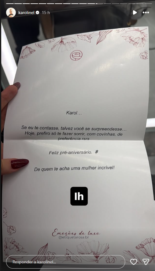 Reprodução: Instagram/@karolinel