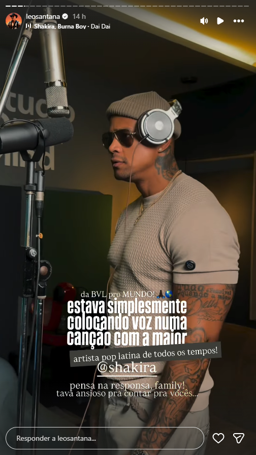 Reprodução: Instagram/@leosantana