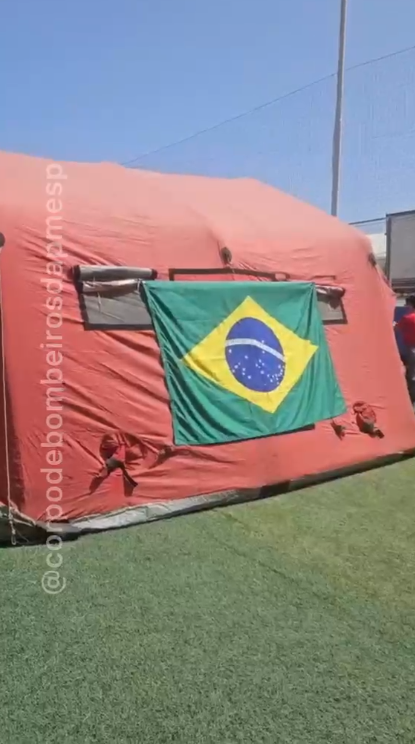 Reprodução: Corpo de Bombeiros da Polícia Militar de São Paulo