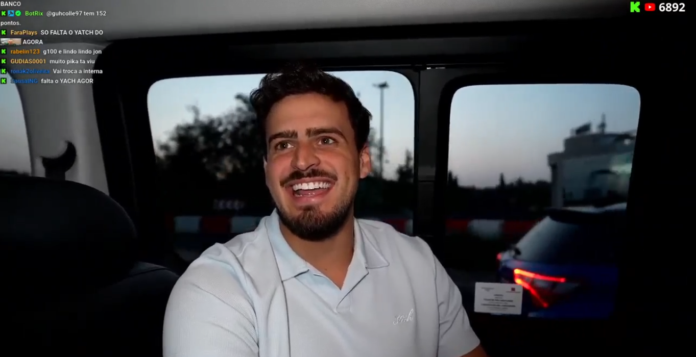 Reprodução: Kick/@jonvlogs