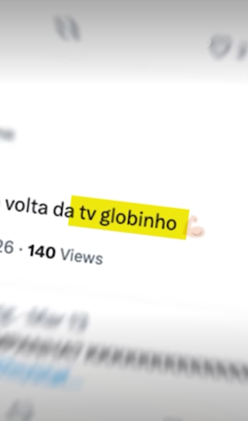 Reprodução: Instagram/@tvglobo Reprodução: Instagram/@tvglobo