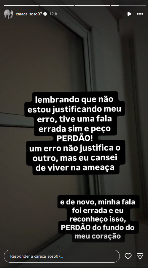 Reprodução: Instagram/@careca_soso07