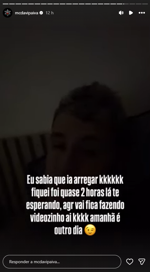 Reprodução: Instagram/@mcdavipaiva