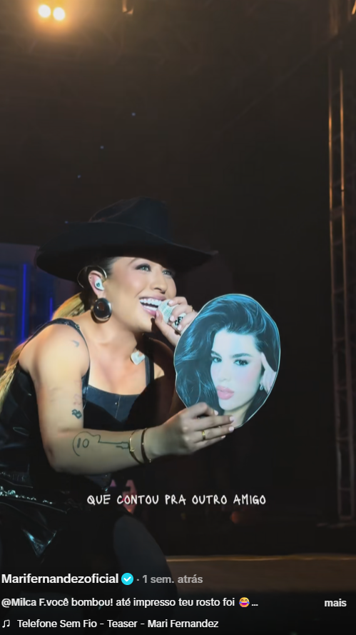Reprodução: TikTok/@Marifernandezoficial Reprodução: TikTok/@Marifernandezoficial