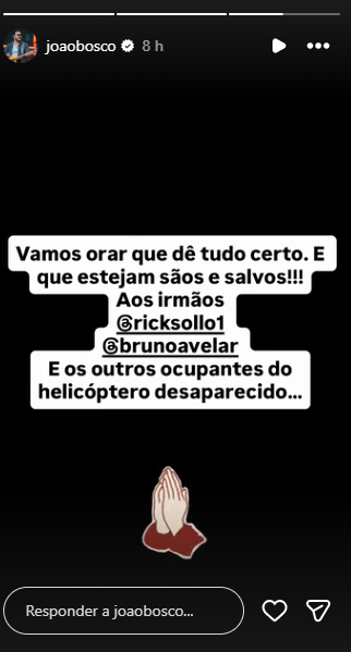 Reprodução: Instagram/@joaobosco