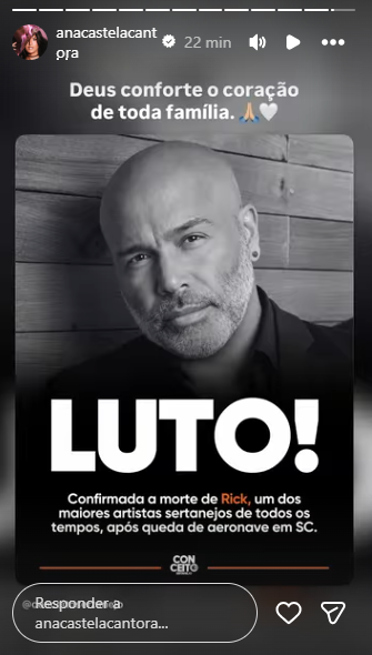 Reprodução: Instagram/Ana Castela Reprodução: Instagram/Ana Castela