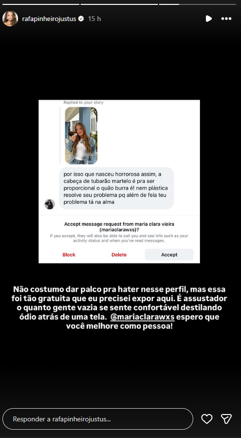 Reprodução: Instagram/@rafapinheirojustus