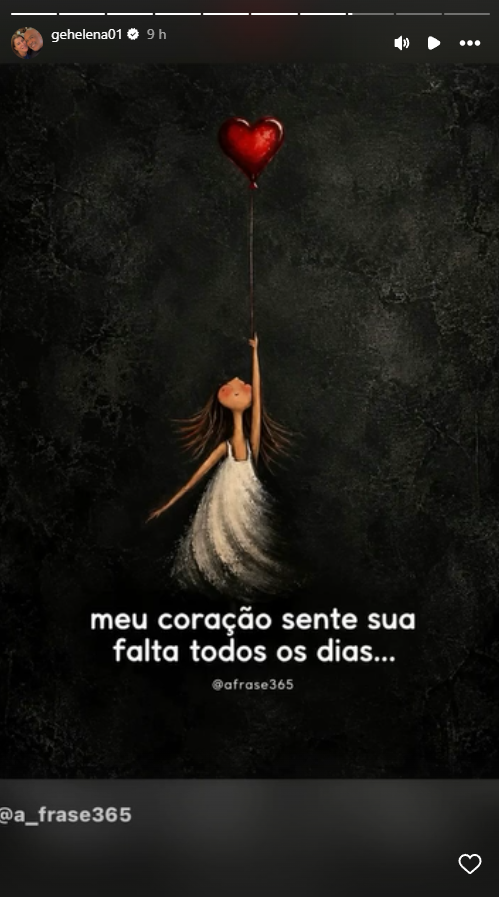 Crédito: Reprodução Instagram @gehelena01