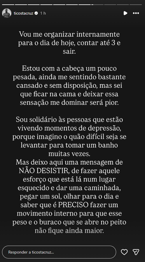 Reprodução: Instagram/@ticostacruz Reprodução: Instagram/@ticostacruz