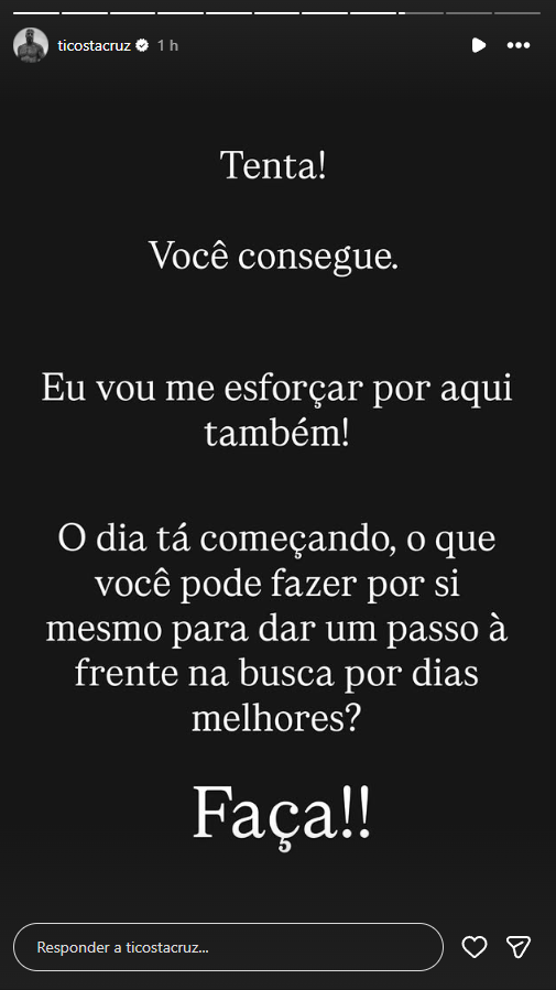 Reprodução: Instagram/@ticostacruz Reprodução: Instagram/@ticostacruz