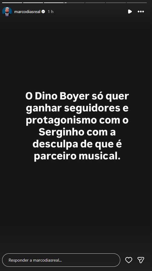 Reprodução: Instagram/@marcodiasreal