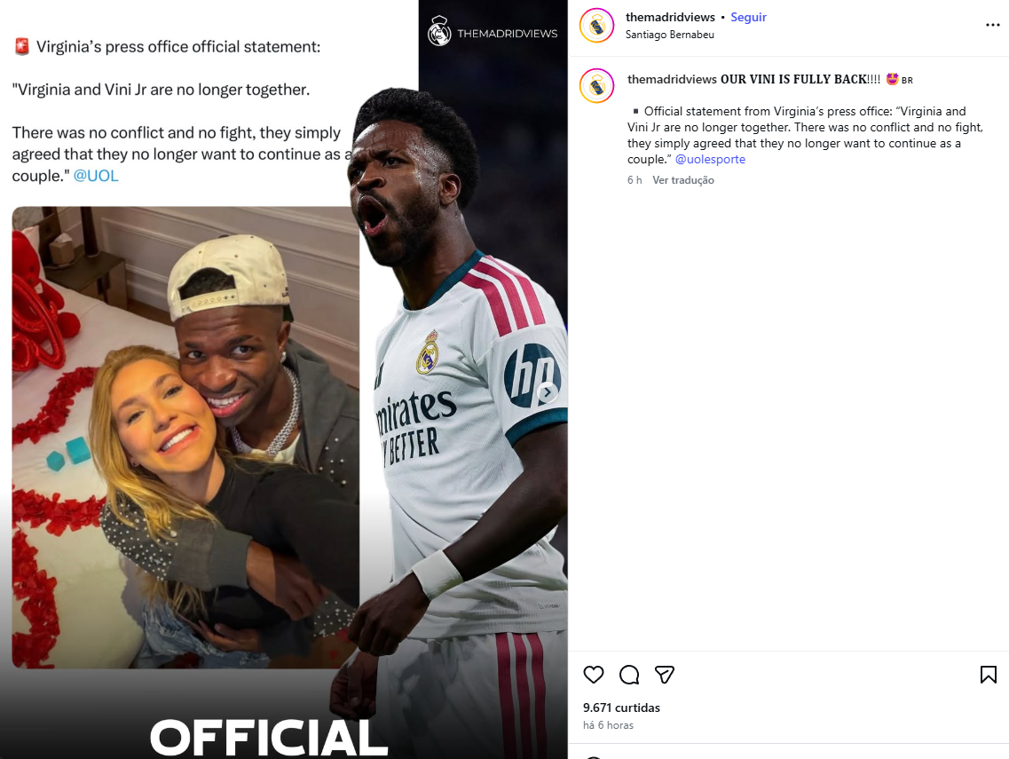 Reprodução: Instagram/@themadridviews
